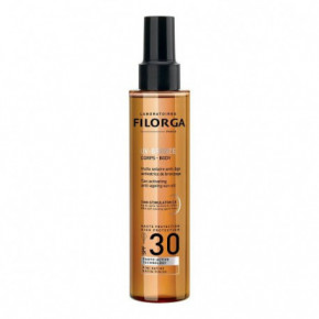 Filorga UV Bronze Body Anti-Ageing Sun Oil SPF30+ Įdegį skatinantis apsauginis kūno aliejus nuo saulės 150ml