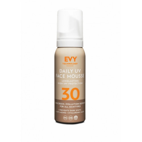 EVY Technology Daily UV Face Mousse SPF30 Putos kasdienei veido apsaugai nuo saulės SPF30 75ml