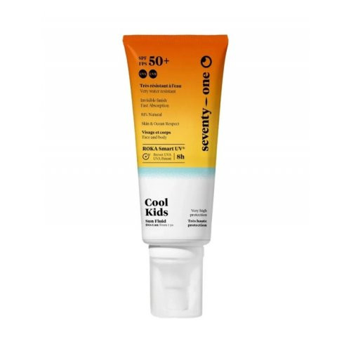 SeventyOne Percent Cool Kids Sun Protection Fluid SPF50 Apsauga nuo saulės vaikams 150ml