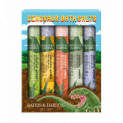 Baylis & Harding Dinosaur 5 Test Tube Bath Salts Gift Set Vonios druskų dovanų rinkinys vaikams