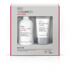 Baylis & Harding Wellness For Men Revived & Ready Gift Set Dovanų rinkinys vyrams 300+200ml