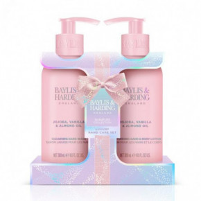 Baylis & Harding Jojoba, Vanilla & Almond Oil Luxury Hand Care Gift Set Kätehoolduskomplekt 2x300ml