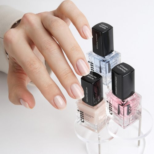 E.Mi Set Nail Therapy System Nagų stipriklių rinkinys 3x9ml