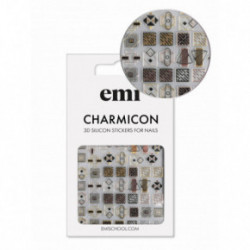 E.Mi Charmicon Silicone Stickers Lipdukai nagams #170 Zipper