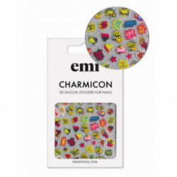 E.Mi Charmicon Silicone Stickers Lipdukai nagams #170 Zipper