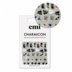 E.Mi Charmicon Silicone Stickers Lipdukai nagams #170 Zipper