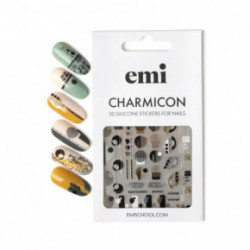 E.Mi Charmicon Silicone Stickers Lipdukai nagams #170 Zipper