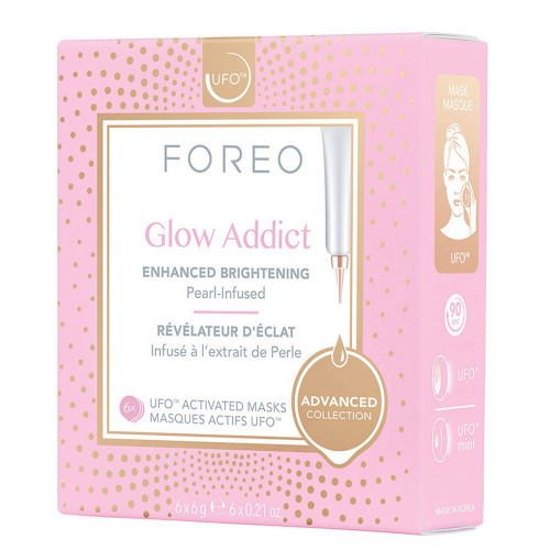 Foreo Glow Addict Mask Veido kaukės 6 vnt.