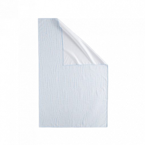 Norwex Beach Towel Paplūdimio rankšluostis su krepšeliu White with Blue Squares