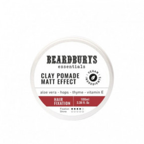 Beardburys Essentials Wax Clay Pomade Matt Effect Mati efektiga juuksepumat 100ml