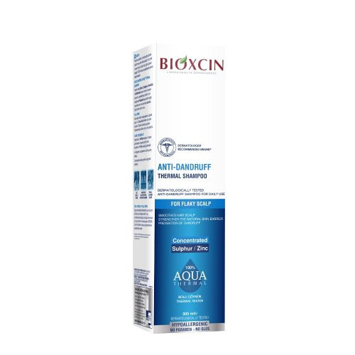Bioxcin Dermagen Aqua Thermal Anti-Dandruff Thermal Shampoo Šampūnas nuo pleiskanų 300ml