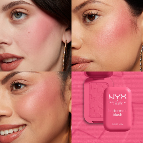 NYX Professional Makeup Buttermelt Blush Skaistalai 5g