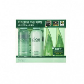 Holika Holika Aloe Moisture Soothing Set Drėkinamasis veido priežiūros rinkinys Rinkinys