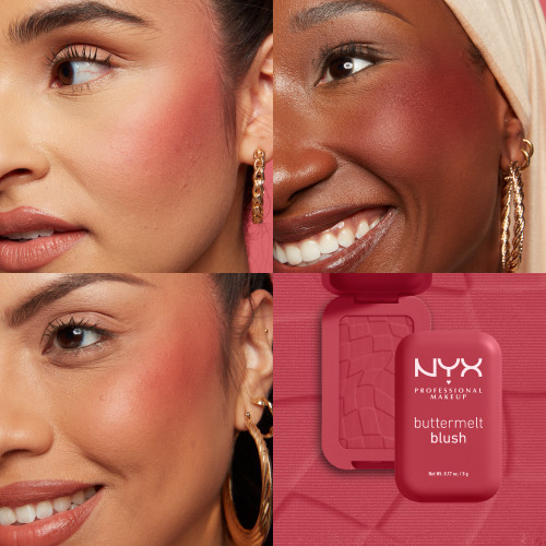 NYX Professional Makeup Buttermelt Blush Skaistalai 5g