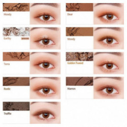 Holika Holika Terrazzo Shadow Palette Akių šešėlių paletė 01 Earthy