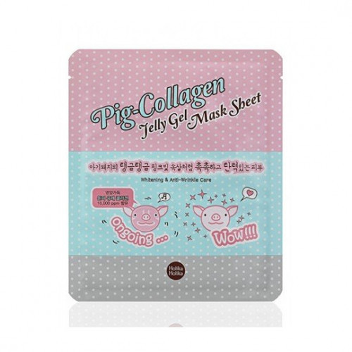 Holika Holika Pig Collagen Jelly Gel Mask Sheet Veido kaukė su kolagenu 25ml