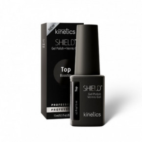 Kinetics Shield Gel Polish Vernis Booster Top Virsējais pārklājums 15 ml