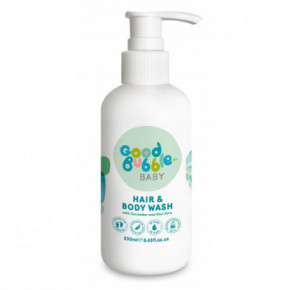 Good Bubble Baby Hair & Body Wash with Cucumber & Aloe Vera Beebi juuste ja keha pesemine 250ml