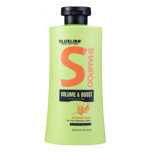 LUXLISS Volume & Boost Shampoo Apimties suteikiantis šampūnas 300ml