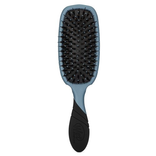WetBrush Pro Shine Enhancer Plaukų šepetys su natūraliais šereliais Black