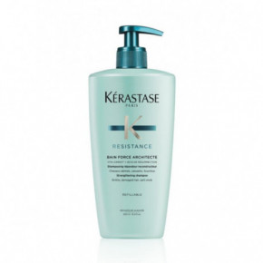 Kérastase Bain Force Architecte šampoon Šampoon kahjustatud juustele 500ml