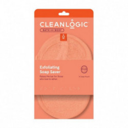 Cleanlogic Bath & Body Exfoliating Soap Saver Šveičiamoji muilo kempinė Orange