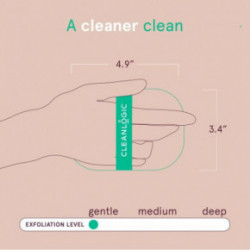 Cleanlogic Silicone Body Scrubber Silikoninis kūno šveitiklis 1 vnt.