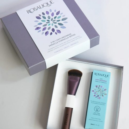 Rosalique 3in1 Anti-Redness Gift Set Veido priežiūros rinkinys raustančiai veido odai 30ml
