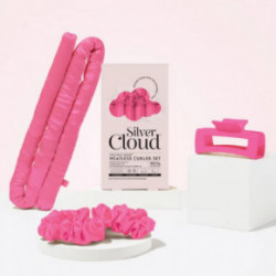Silver Cloud Heatless Curler Set Plaukų garbanojimo priemonė be karščio Pink