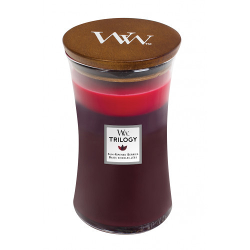 WoodWick Sun-Ripened Berries Candle Žvakė Heartwick