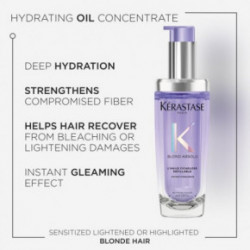 Kérastase Blond Absolu L'Huile Cicagloss Refillable Hair Oil Plaukų aliejus šviesiems plaukams 75ml