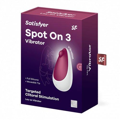 Satisfyer Spot On 3 Lay - On Vibrator Klitorio stimuliatorius Black