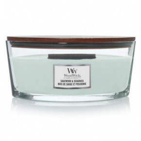 WoodWick Sagewood & Seagrass Candle Küünal Heartwick