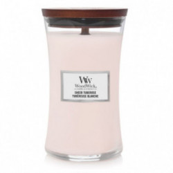 WoodWick Sheer Tuberose Candle Žvakė Large Hourglass