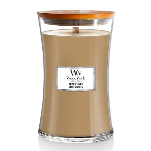 WoodWick Gilded Sands Candle Namų žvakė Heartwick