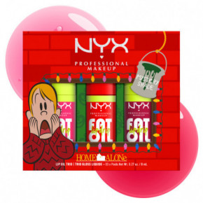 NYX Professional Makeup XMAS Home Alone Fat Oil Lip Drip Trio Kit 3 pcs.