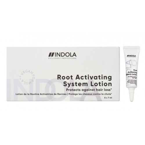 Indola Scalp Root Activating Lotion Plaukų šaknis stimuliuojantis losjonas 8x7ml