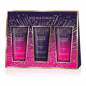 Baylis & Harding Moonlight Fig Luxury Hand Treats Gift Set Pidulikult pakendatud kätekreemide komplekt