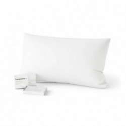 Transparent Lab Tewl Prevention Pillowcase Pagalvės užvalkalas White