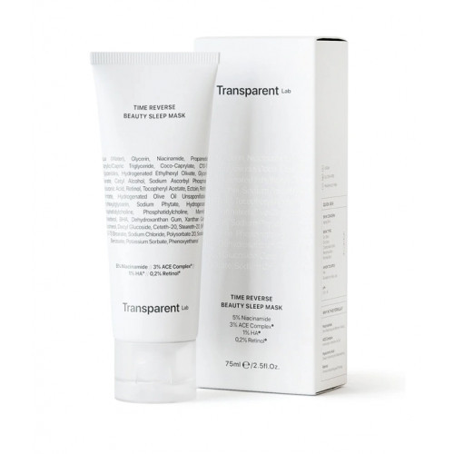 Transparent Lab Time Reserve Beauty Sleep Mask Jauninanti naktinė kaukė 75ml