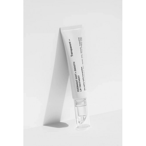 Transparent Lab Overnight Soft + Smooth Lip Treatment Naktinė kaukė sausoms lūpoms 15ml