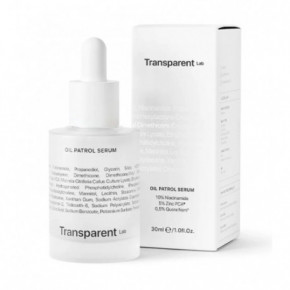 Transparent Lab Oil Patrol Serum Matizuojantis serumas 30ml