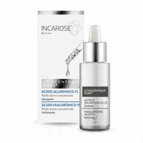 Incarose Hyaluronic Acid Anti- Wrinkle- Hydrating Fluid Drėkinantis grynas hialurono rūgšties koncentratas 15ml