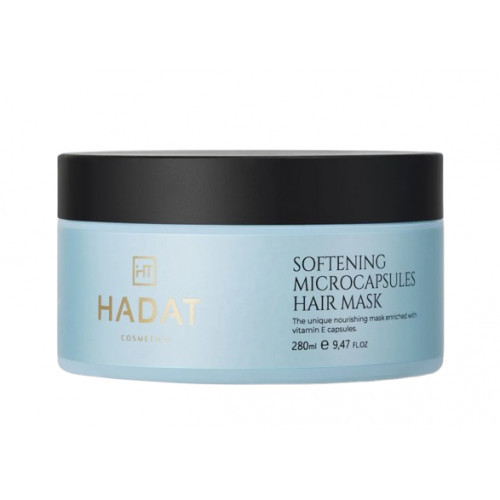 Hadat Cosmetics Softening Microcapsule Hair Mask Glotninanti, maitinanati kaukė plaukams 280ml