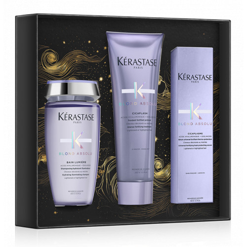 Kérastase Blond Holiday Gift Set 2024 Šviesintų plaukų priežiūros priemonių rinkinys