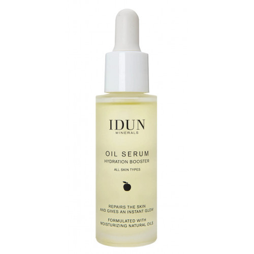 IDUN Oil Serum Hydration Booster Drėkinamasis aliejinis veido serumas su natūraliais aliejais, visiems odos tipams 30ml