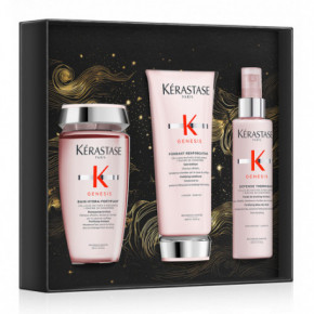 Kérastase Genesis Holiday Gift Set 2024 Plaukus stiprinantis rinkinys nuo plaukų lūžinėjimo