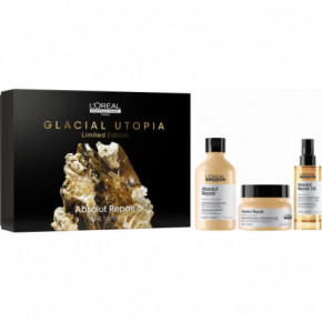 L'Oréal Professionnel Glacial Utopia Absolut Repair TRIO Atjaunojošs bojātu matu kopšanas komplekts