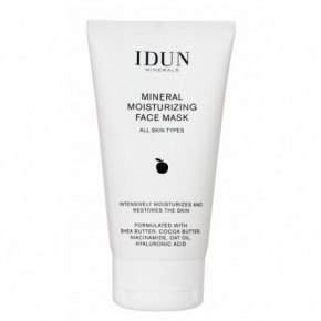 IDUN Moisturizing Face Mask Drėkinanti veido kaukė su niacinamidu ir hialurono rūgštimi 75ml