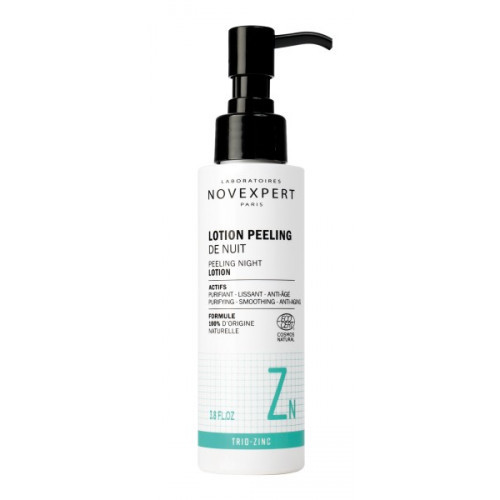 Novexpert Trio-Zinc Peeling Night Lotion Šveičiamasis naktinis losjonas su Trio-Zinc kompleksu 115ml